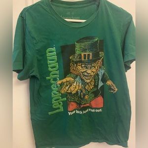 Leprechaun cavity colors horror tee shirt